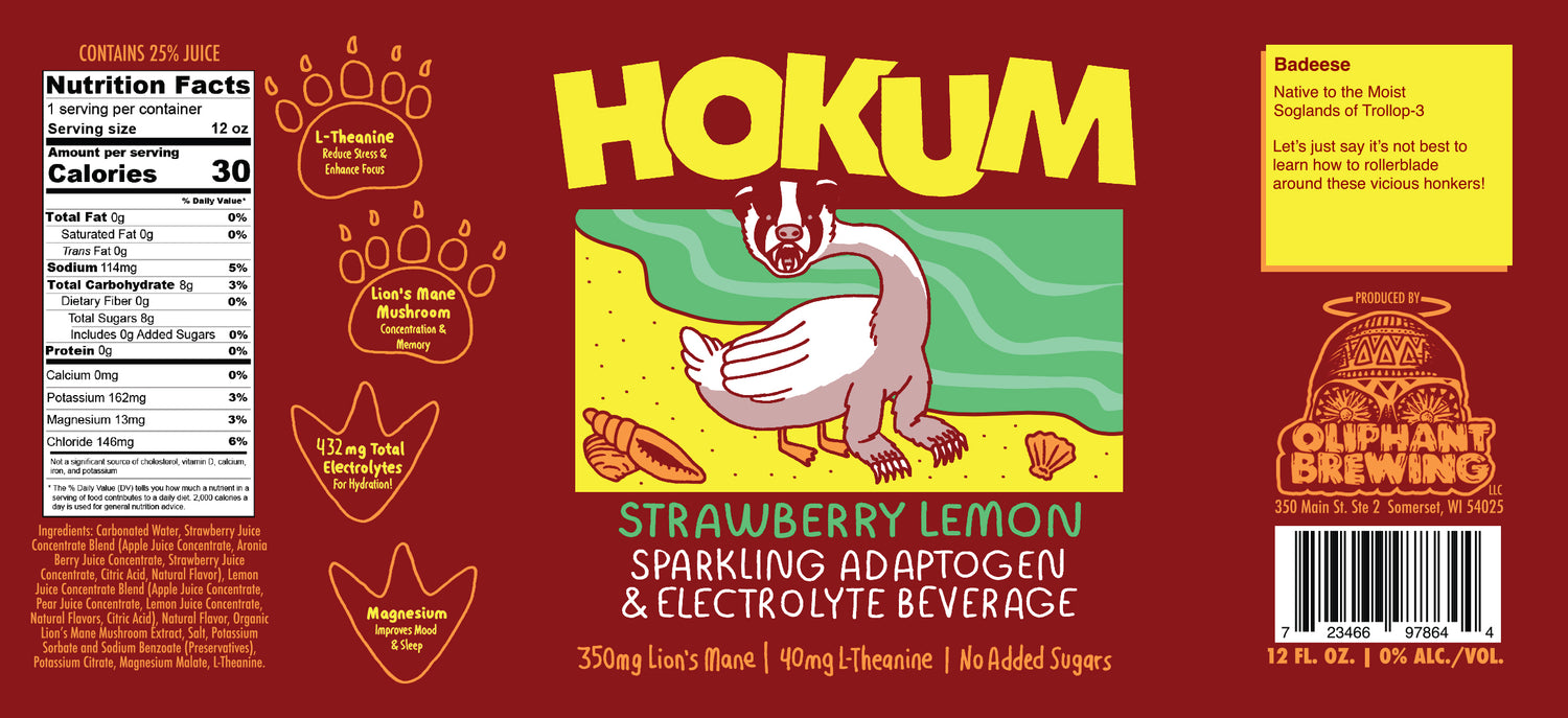 HOKUM - STRAWBERRY LEMON